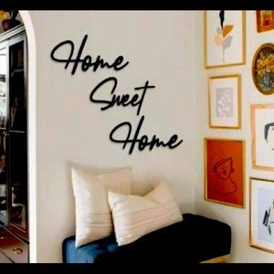 Home sweet home wall decor